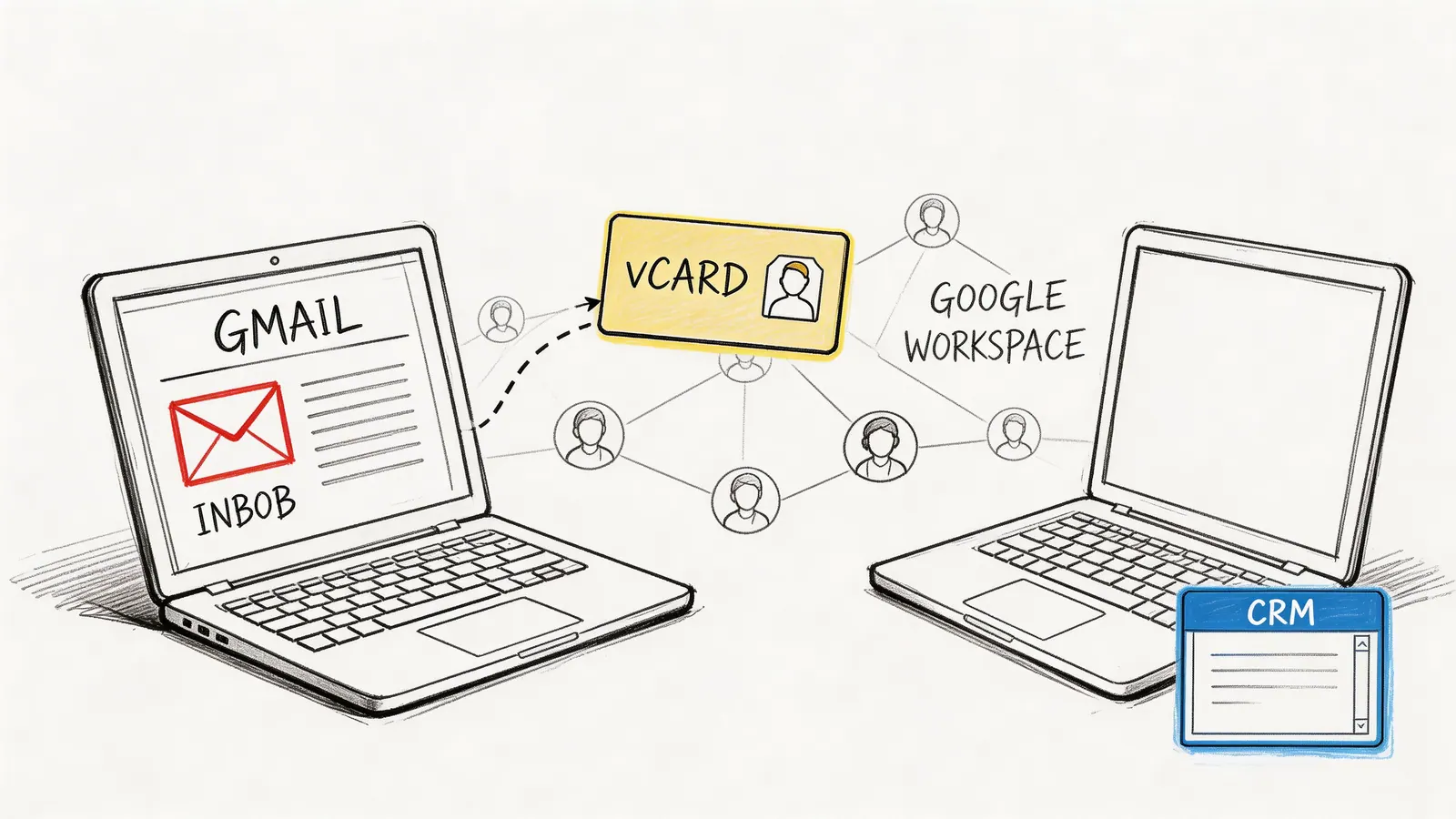 How to Share Contact Info in Gmail & Google Workspace